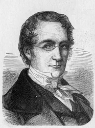 Portrét Louis-Joseph Gay-Lussac (Louis Joseph Gay Lussac) (1778 - 1850) - v „“ Album of Science; proslulí učenci; Velké objevy “”” 1896.