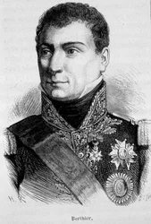 Portrét Louis Alexandre (Louis-Alexandre) Berthier, francouzský maršál (1753 - 1815) - v „“L’Histoire de France““ od Henriho Martina