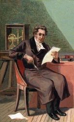 Portrét Louise Jacquese Thenarda (1777 - 1857), francouzského chemika.