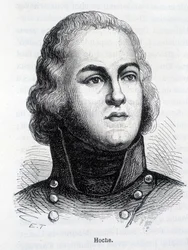 Portrét Louise Lazare Hoche (1768-1797), francouzského generála - v „“L’Histoire de France““ od Henriho Martina