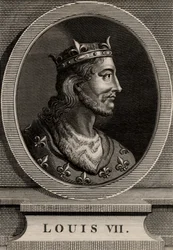 Portrét Ludvíka VII.