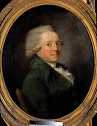 Portrét Marie Jean Antoine Nicolas de Caritat, markýz de Condorcet (1743-1793), francouzský filozof. Anonymní francouzská malba