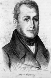 Portrét Pierre Francais Audry de Puyraveau (1783-1852), francouzský poslanec.