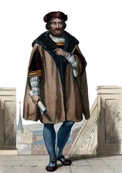 Portrét Pierra de Ronsarda (1524-1585), francouzského básníka.