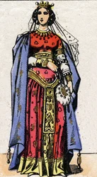 Portrét královny Nantildy (asi 610-642).