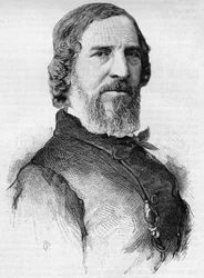 Portrét francouzského herce Huguese Bouffea (1800-1888).