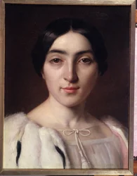 Portrét pravděpodobně Adele Hugo (1830-1915)