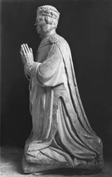 Modlící se klečící postava vévody Jean de Berry (1340-1416) hraběte z Poitiers, 15.-18.