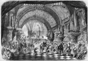 Reprezentace opery Akademie Imperiale de Musique v Paříži
