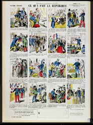 Republikánská propaganda na podporu založení Třetí republiky, kolem roku 1881 (viz také 162979 a 162980)