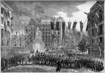 Návrat francouzských jednotek po Risorgimentu v Paříži