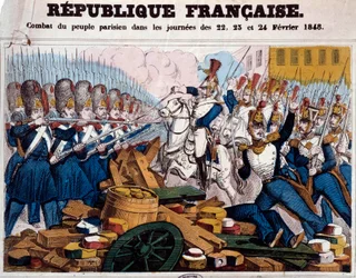 Revoluce 1848: boj pařížského lidu na barikádách ve dnech 22., 23. a 24. února