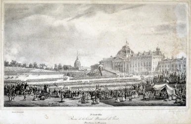 Přehlídka pařížské Národní gardy dne 29/4/1830.
