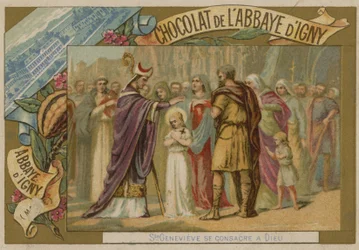 Svatá Genevieve se zasvěcovala Bohu