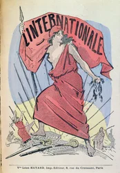 Partitura písně „Internacionála“, kolem roku 1900