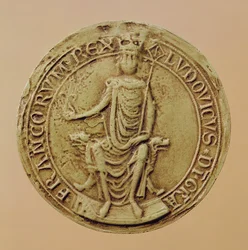 Pečeť Ludvíka VIII. (1187-1226) (vosk)
