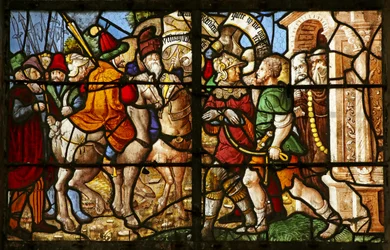 St Julien de Brioude zatčen před klášterem