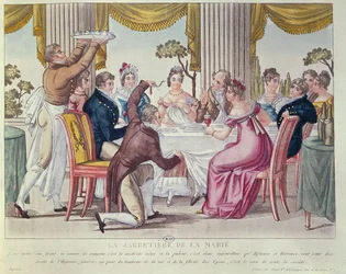Podvazek nevěst, kolem roku 1820