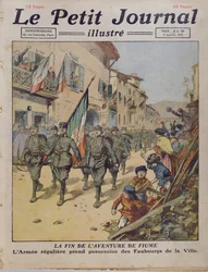 The End of the Fiume Adventure, z Le Petit Journal, 9. ledna 1921