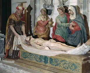 The Entombment (polychromované dřevo)