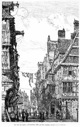 Frankfurt Judengasse, kolem 1860-70