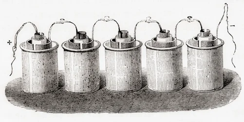 The Grove cell, z Les Merveilles de la Science, pub.1870.