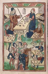 Klenotnictví, 1491 (barevný dřevoryt)