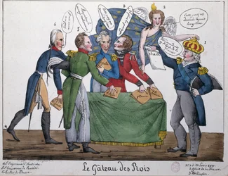 Královský dort, 1815