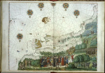 Přistání Jacquese Cartiera a kolonistů v Kanadě, 1547