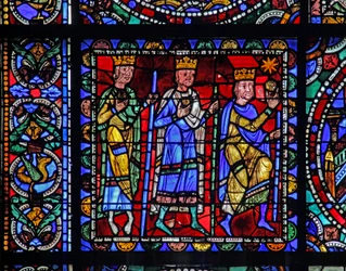 Okno The Life of Christ: The Adoration of Magi - (s dalším panelem) (w50)