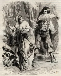 Markýz z Montespanu Louis Henri (Louis-Henri) de Pardaillan de Gondrin (1640-1691) dal facku své manželce, markýze z Montespanu (Francoise Athenais) Rochechouartem Mortemartem (nebo Madame de Montespan) (1640-1707), za odmítla mu na příkaz Ki