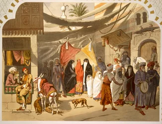 Svatba Araba v Káhiře, 1860