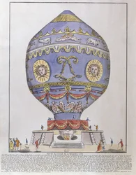 Balónový experiment bratří Montgolfierů v Chateau de la Muette, 21. listopadu 1783