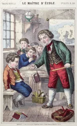 Mistr školy, kolem 1860-70