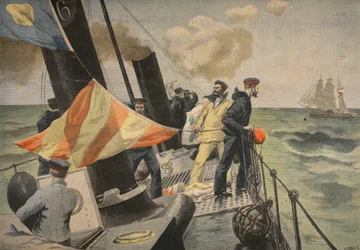 Španělská americká válka, ilustrace z Le Petit Journal: Supplement illustre, 1898