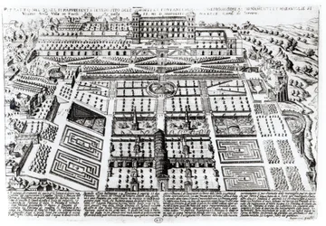 Palác a zahrady Villa dEste, Tivoli, Itálie, c.1600