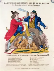 Válka lékařů 18. a 19. století, 1854