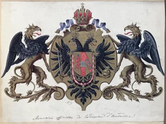 Znak Rakouského císařství před rokem 1867