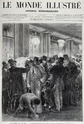 Krize 16. května: čtení novin – v „Le monde illustrious““ z května 1877
