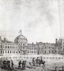 Tuileries - "Alphabet Picturesque des Monumens de Paris" c.1840 (rytina)