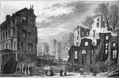 Proměny Paříže za druhé říše, Haussmann Paris: proražení bulváru Saint Germain (Saint-Germain)