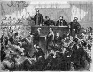 Aukce: prázdninový prodej ""starožitností"" ze sbírky hraběte Jamese Alexandra de Pourtales (1776-1855) v hotelu Pourtales, Paříž