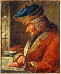 Voltaire (malba na plátně)