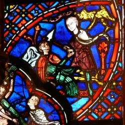 Okno w0 zobrazující Kaina a Ábela