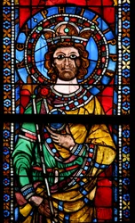 Okno w11 zobrazující císaře Philippe de Souabe