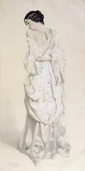 Žena v županu