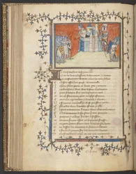 Yates Thompson 35 f. 80v Taking of Valonges, z 