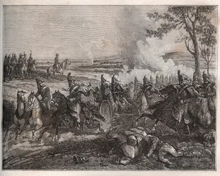Bitva u Castiglione: během svého italského tažení Napoleon poráží Rakušany pod Wurmserovým velením a nutí je ustoupit do Mantovy. 5. srpna 1796 - Nová národní encyklopedie od Maurice La Charesta - 1870