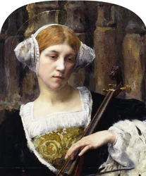 Violoncellista; Žena s violoncellem,