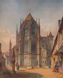 Francouzský kostel, c1863, 1938